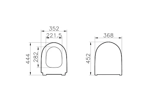 Инсталляция с унитазом VitrA Sento 9830B003-7212 комплект 4 в 1 с сиденьем микролифт безободковый цвет клавиши глянцевый хром