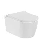 Подвесной унитаз VitrA Metropole Round безободковый QuantumFlush с сиденьем микролифт, белый,  7910B003-6429