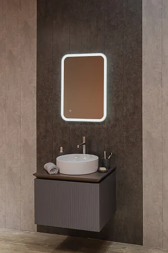 Зеркало Raval Призма  50х70 сенсор Гор/верт, Prz.02.500x700/W/RL