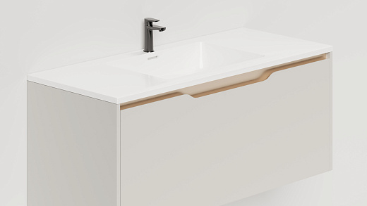 S1000C Тумба под умывальник Salini SMILE 100 Creamy