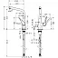 Смеситель для кухни Hansgrohe Metris 320, хром 14888000