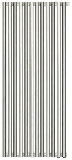 Радиатор стальной трубчатый Сунержа Эстет-11 EU50, ширина 55 см, высота 120 см, 12 секций, нижнее подключение левое EU50/правое EU50, хром, 00-0312-1212