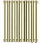 Радиатор отопления Сунержа Эстет-11 EU50, 10 секций, нижнее подключение, цвет шампань, 020-0312-5010