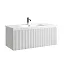 Тумба под раковину Sancos SNOB R 1.0, SNR1.0100W, 100 см, подвесная, Bianco