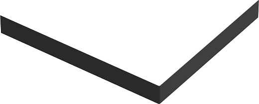 Экран ESSENTIA, FLOW, STELLA черный 150x90