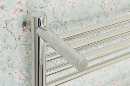 Полотенцесушитель электрический Сунержа Богема 3.0 500x500 с полкой, хром, L/R