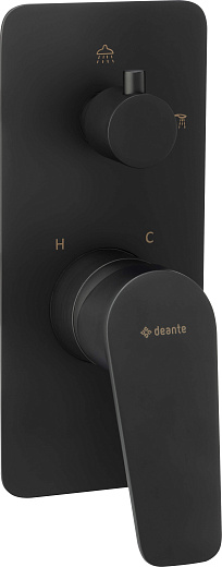 Смеситель для душа скрытого монтажа Deante JASMIN Nero BGJ_N44P черный