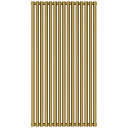 Радиатор трубчатый Сунержа Эстет-11, 15 секций, боковое подключение, цвет матовое золото, 032-0302-1215