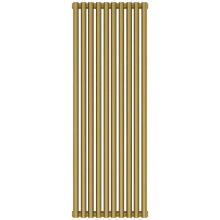 Радиатор трубчатый Сунержа Эстет-00, 10 секций, боковое подключение, цвет матовое золото, 032-0332-1210