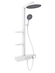 AQM8005W Душевая система AQUAme для душа с термостатом,  Белый AQM8005W Душевая система AQUAme для душа с термостатом,  Белый