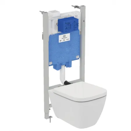Комплект инсталляции Ideal Standard i.life B с унитазом Ideal Standard i.life B T461401 с сиденьем и крышкой T468301 и инсталляцией PROSYS 2,0, R046367