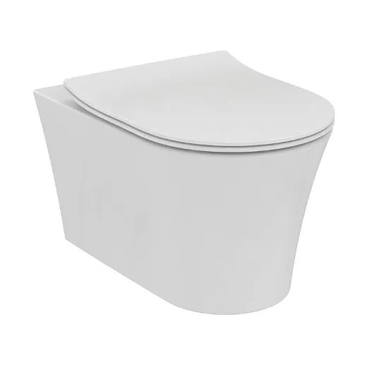Унитаз подвесной Ideal Standard La Dolce Vita с технологией смыва AquaBlade  E330301 с сиденьем и крышкой с микролифтом E266701