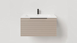 T600H1T Тумба под умывальник Salini TOUCH Н 60 Taupe горизонтальная фрезеровка