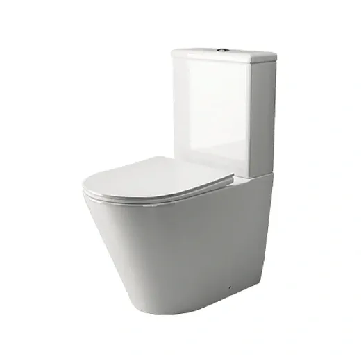 Напольный безободковый унитаз Ceramicanova HighLight Rimless, крышка микролифт CN1802, сантехфарфор