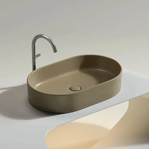 Умывальник Ceramicanova Element CN6048MC 60см сантехфарфор капучино матовый, CN6048MC