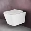 Инсталляция Ceramicanova Envision с унитазом Ceramicanova Metric CN3007_1002B_1000 Rimless CN3007, крышка микролифт, клавиша Flat черный матовый