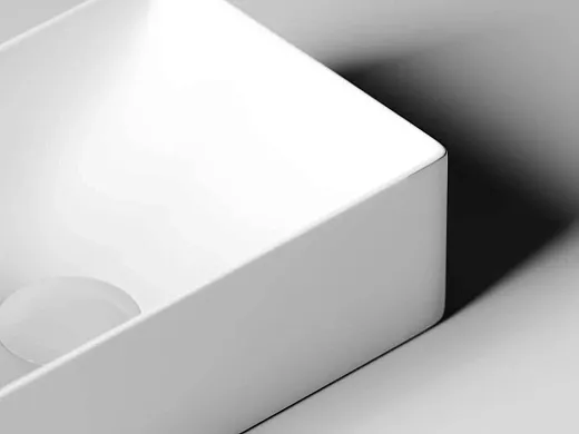 Умывальник Ceramicanova CN5008 37.5х21.5х10см подвесной прямоугольный без перелива, CN5008