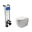 Инсталляция Ideal Standard с безободковым унитазом Ceramicanova Mia Rimless сиденье микролифт, E233267/CN1805, сантехфарфор