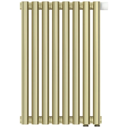 Радиатор отопления Сунержа Эстет-11 EU50, 8 секций, нижнее подключение, цвет шампань, 020-0312-5008