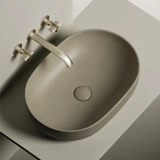 Умывальник Ceramicanova Element 60х41.5х13.5см капучино матовый, CN6047MC