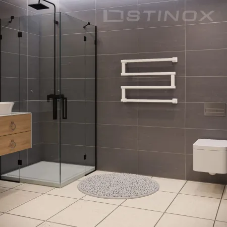 Полотенцесушитель водяной Stinox Optima 700х500 белый матовый