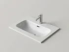 Умывальник накладной Ceramicanova Лючия (Lucia) прямоугольная, с отверстием под смеситель, 61x46.5x16.6см, белый, CN6095