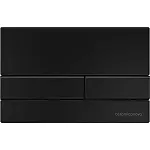 Клавиша смыва Ceramica Nova Flat, CN002B, механическая, черный матовый