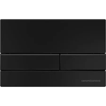 Клавиша смыва Ceramica Nova Flat, CN002B, механическая, черный матовый