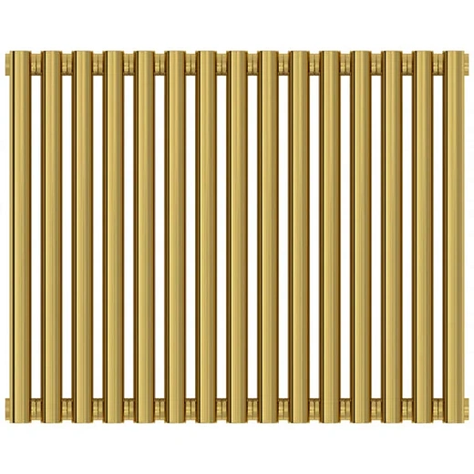 Радиатор трубчатый Сунержа Эстет-11, 15 секции, боковое подключение, цвет золото, 03-0302-5015