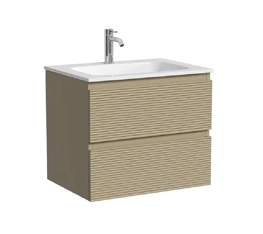 Тумба под раковину Sancos Folk FL60CP, 60 см, подвесная, капучино