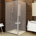 Душевой уголок Blix BLDP2+BLPS 120x100 (серебристый/grape)