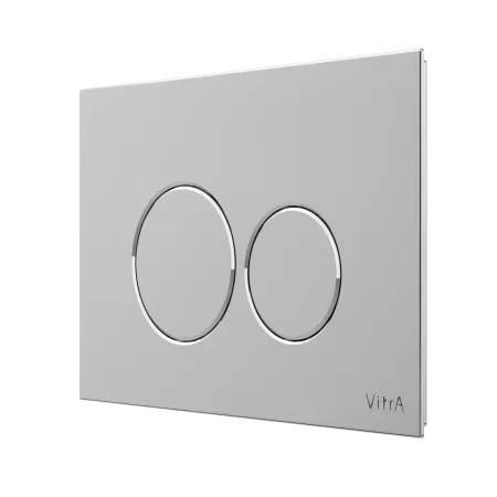Кнопка смыва для инсталляции VitrA Origin 740-2480 двойной смыв, глянцевая хром, 740-2480
