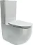 Напольный безободковый унитаз Ceramicanova Metropol CN4001 Rimless, крышка микролифт, сантехфарфор
