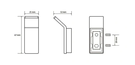 Крючок Bemeta Nero 135106020 1.7 x 3 x 3.8 см, черный матовый Крючок Bemeta Nero 135106020 1.7 x 3 x 3.8 см, черный матовый