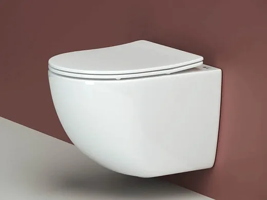 Инсталляция Ceramicanova Envision с унитазом Ceramicanova Forma CN3009_1001CH_1000 Rimless CN3009, крышка микролифт, сантехфарфор, клавиша Round хром глянцевый