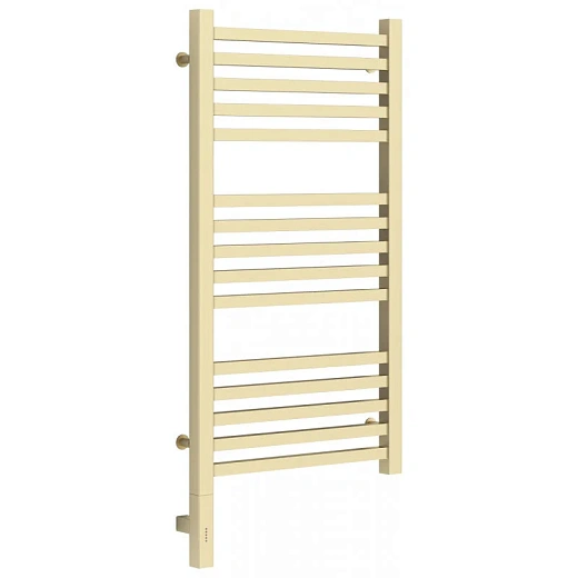 Полотенцесушитель электрический Сунержа Модус 3.0, высота 80 см, ширина 40 см, диммер слева/справа, цвет матовая шампань, 022-5700-8040/022-5701-8040