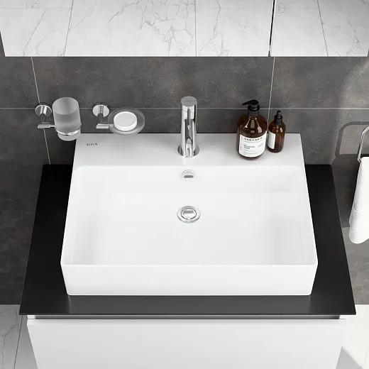 Умывальник VitrA M20 60х45см белый санитарный фарфор, 8314B003-0001