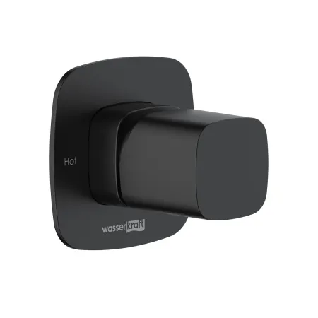 Смеситель для душа WasserKraft Nuthe, черный, 9151