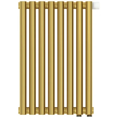 Радиатор трубчатый Сунержа Эстет-00 EU50, 8 секций, нижнее подключение, цвет золото, 03-0322-5008