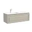 Тумба под раковину Sancos Very VR120LCE, 120 см, подвесная, Beige Soft, левая