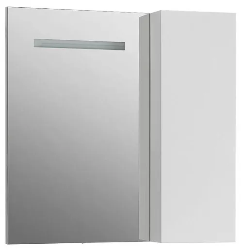 Шкаф с зеркалом Belux Токио В 80 Ш 79.5х80см с подсветкой, правый, 4810924288833