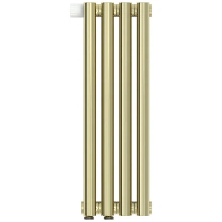 Радиатор трубчатый Сунержа Эстет-1 EU50, 4 секции, левое/правое нижнее подключение, цвет шампань, 020-0310-5004/020-0311-5004