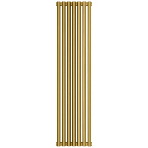 Радиатор трубчатый Сунержа Эстет-00, 7 секций, боковое подключение, цвет золото, 03-0332-1207