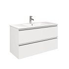 Тумба подвесная Laparet FELIS 100 под умыв-к Cerastyle Arte 100, белый шёлк, LFE-WCAB-100-411 Тумба подвесная Laparet FELIS 100 под умыв-к Cerastyle Arte 100, белый шёлк, LFE-WCAB-100-411