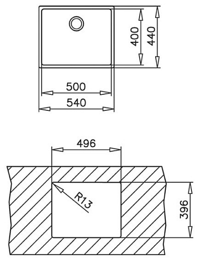 Мойка кухонная Teka BE Linea RS15 50.40 115000005