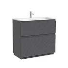 Тумба под раковину Sancos Folk Floor FL90FGS, 90 см, напольная, grey soft