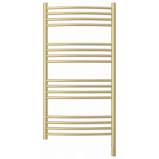 Полотенцесушитель электрический Сунержа Богема 3.0, высота 100 см, ширина 50 см, диммер слева/справа, цвет матовая шампань, 022-5802-1050/022-5803-1050