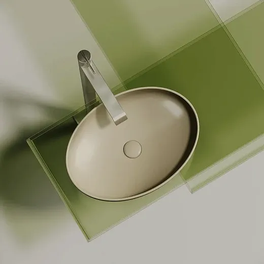 Умывальник Ceramicanova Element CN6056MC 50см сантехфарфор капучино матовый, CN6056MC