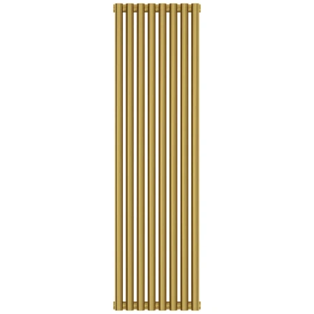Радиатор трубчатый Сунержа Эстет-11, 8 секций, боковое подключение, цвет золото, 03-0302-1208
