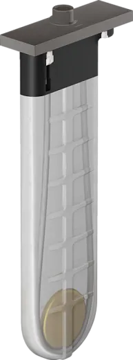 Внешняя часть Hansgrohe sBox Square 28010340, черный хром